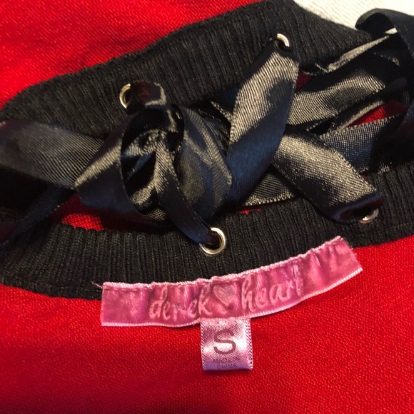 Derek heart bodycon sweater dress. - Picture 3 of 3